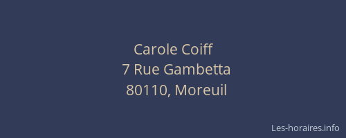 Carole Coiff