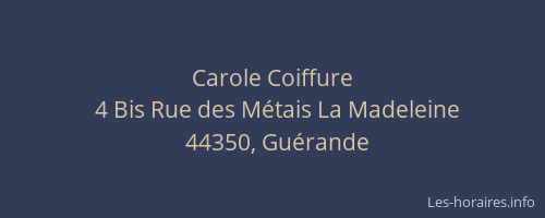 Carole Coiffure