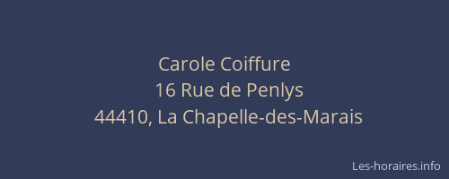 Carole Coiffure
