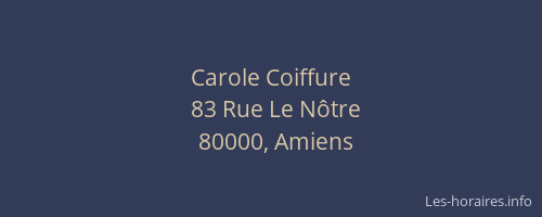 Carole Coiffure