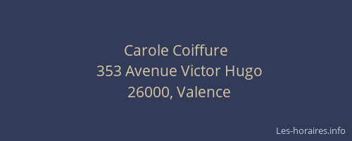 Carole Coiffure