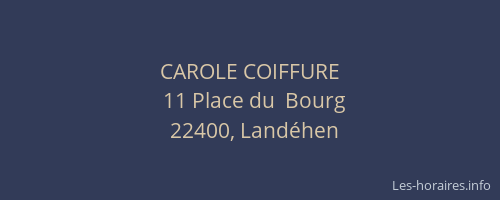 CAROLE COIFFURE