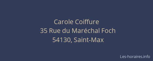 Carole Coiffure