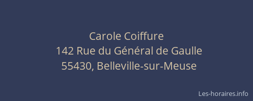 Carole Coiffure