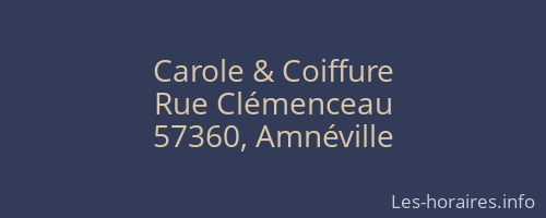 Carole & Coiffure