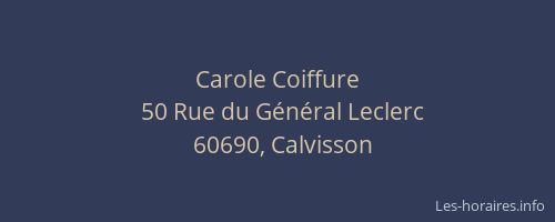 Carole Coiffure