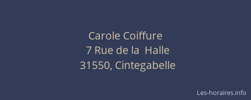 Carole Coiffure