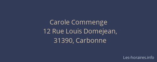Carole Commenge