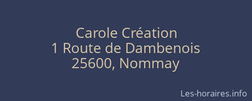 Carole Création