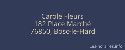 Carole Fleurs