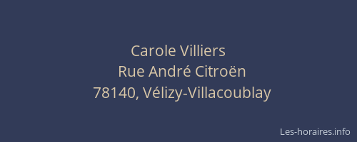 Carole Villiers