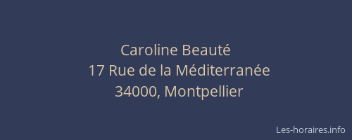 Caroline Beauté