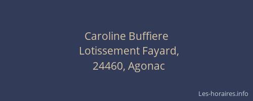 Caroline Buffiere