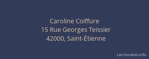 Caroline Coiffure