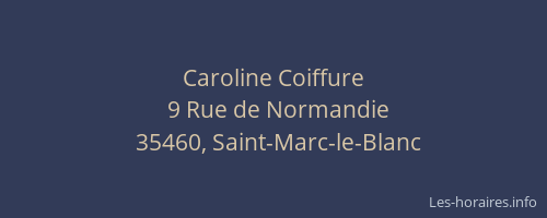 Caroline Coiffure