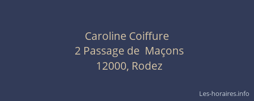 Caroline Coiffure