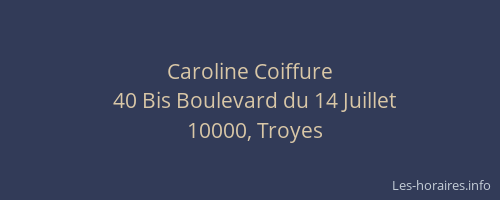 Caroline Coiffure