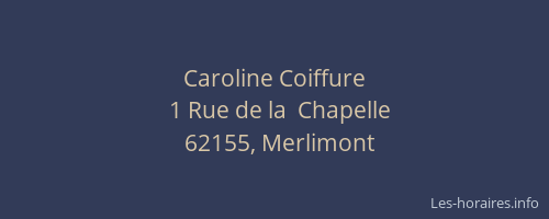 Caroline Coiffure