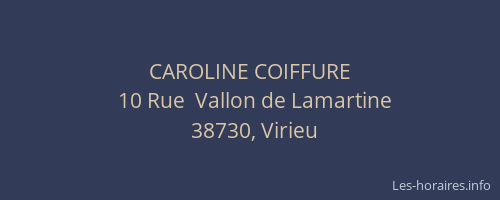 CAROLINE COIFFURE