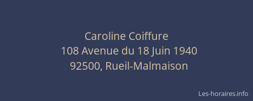 Caroline Coiffure