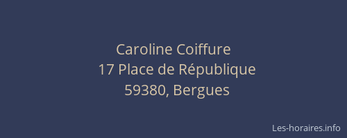 Caroline Coiffure
