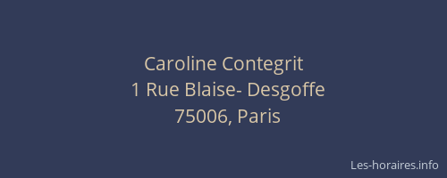 Caroline Contegrit
