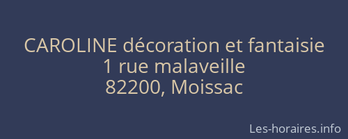 CAROLINE décoration et fantaisie