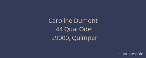 Caroline Dumont