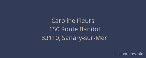 Caroline Fleurs