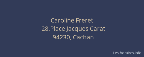 Caroline Freret