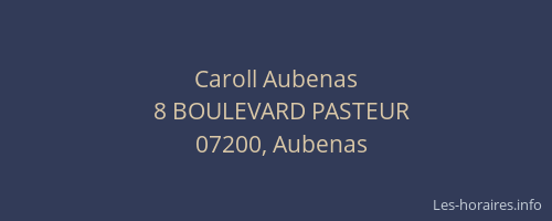 Caroll Aubenas