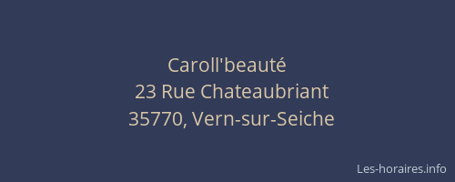 Caroll'beauté