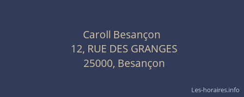Caroll Besançon