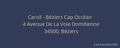 Caroll - Béziers Cap Occitan