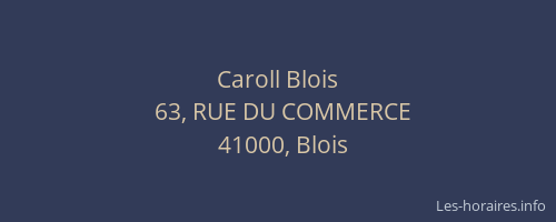 Caroll Blois