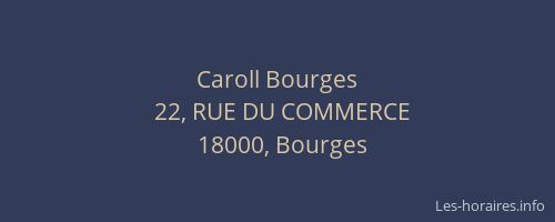 Caroll Bourges