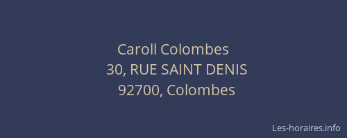 Caroll Colombes