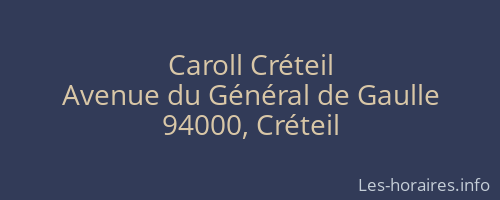Caroll Créteil