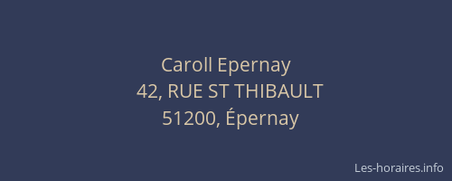 Caroll Epernay