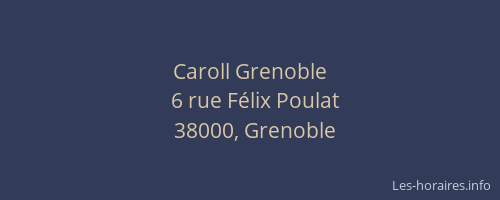 Caroll Grenoble