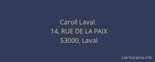 Caroll Laval