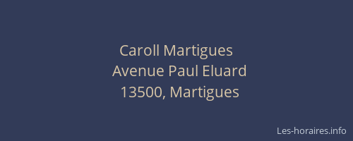 Caroll Martigues