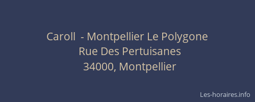 Caroll  - Montpellier Le Polygone
