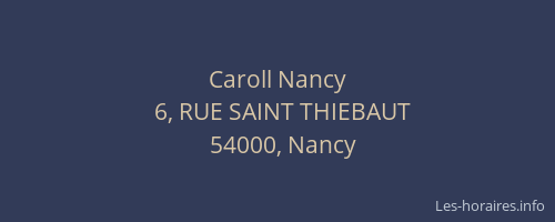 Caroll Nancy