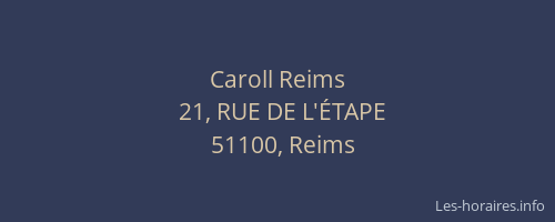 Caroll Reims