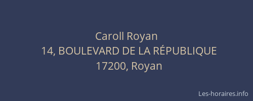 Caroll Royan