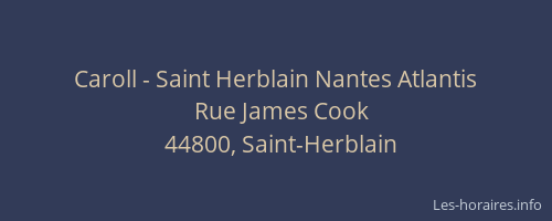 Caroll - Saint Herblain Nantes Atlantis