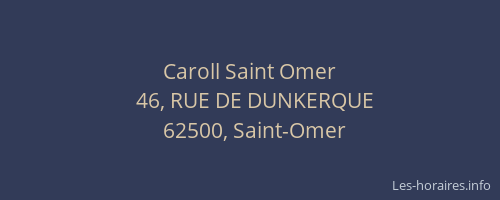 Caroll Saint Omer