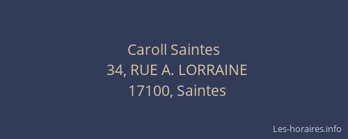Caroll Saintes