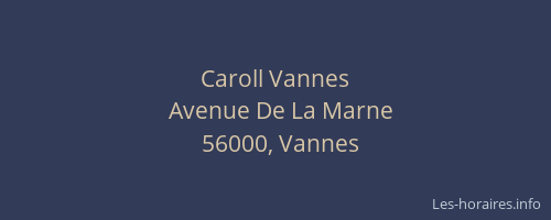 Caroll Vannes